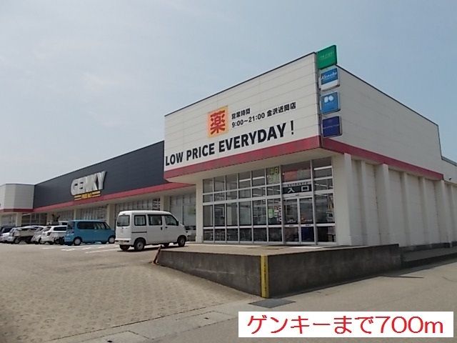 近くのゲンキーまで700m(徒歩9分)