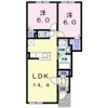 east two 愛国の間取り画像