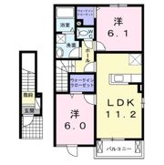 ブランシュ プロスペレCの間取り画像