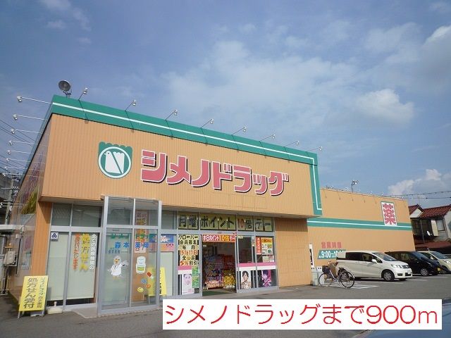 近くのシメノドラッグまで900m(徒歩12分)