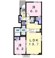 メゾン五稜郭 1番館の間取り画像