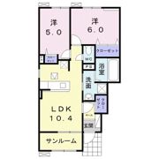 リクウェル ポンテ Ⅱの間取り画像
