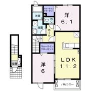 メゾン ド ココBの間取り画像