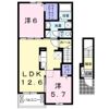 クレメント中町の間取り画像
