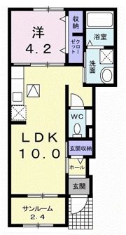 シャルマンコート広沢Iの間取り画像
