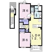 ラ スペランツァBの間取り画像