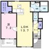 ルミナス 大和高田Aの間取り画像