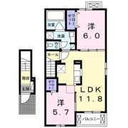キャトル セゾンⅢの間取り画像