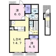 セレッソ Ⅰの間取り画像