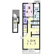 ケイ・ハイノⅡ A棟の間取り画像