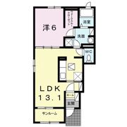 フィオリーレⅡの間取り画像