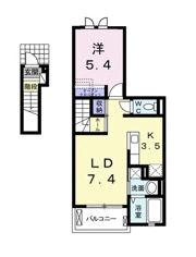 ベルフィミーモ東松島の間取り画像