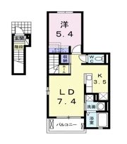 ベルフィミーモ東松島の間取り画像