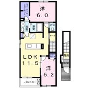 ロワゾーブルーIの間取り画像