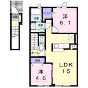 Casa環（カーサたまき）の間取り画像