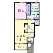 ミリュー ヴィラージュの間取り画像