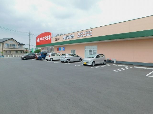 近くのクスリのアオキ高根沢店まで350m（徒歩5分）