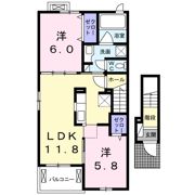 エレガンス今川Ⅱの間取り画像