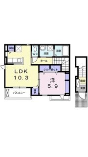 ティーグル ドゥーの間取り画像