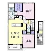 メゾン フラン Ⅱの間取り画像