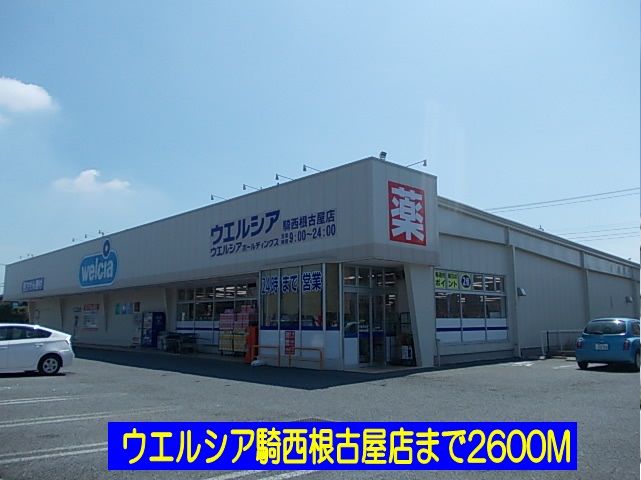 近くのウエルシア騎西根古屋店まで2,600m(徒歩33分)