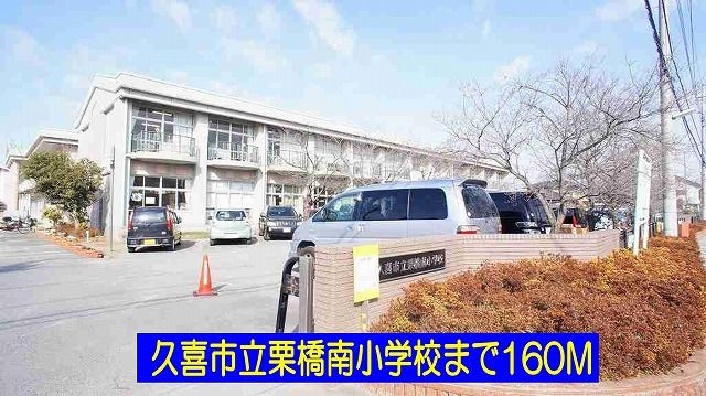 近くの栗橋南小学校まで160m（徒歩2分）