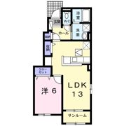 ラフレシールメゾンAの間取り画像