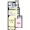 ラフレシールメゾンAの間取り画像