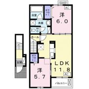 ベル リアン Ⅲの間取り画像