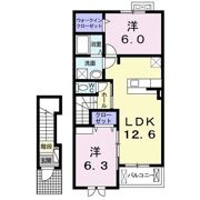 ディアコート箕谷の間取り画像