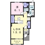 エスポワールⅢの間取り画像