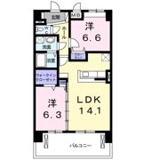 グランデージ大和八木の間取り画像