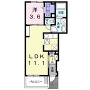 ウィンコート蔵王Dの間取り画像