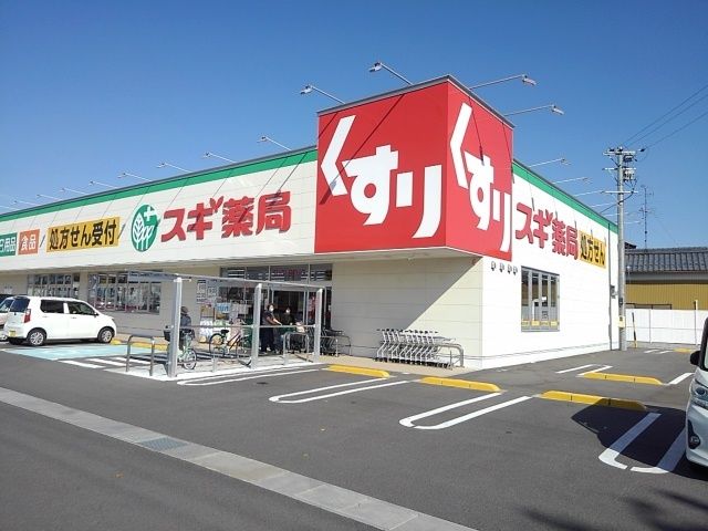 近くのスギ薬局竹鼻店まで300m（徒歩4分）