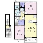 エクセレント平和台 Ⅰの間取り画像