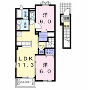 オアシス11 Bの間取り画像