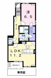 オアシス11 Dの間取り画像