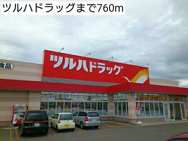 近くのツルハドラッグまで760m(徒歩10分)