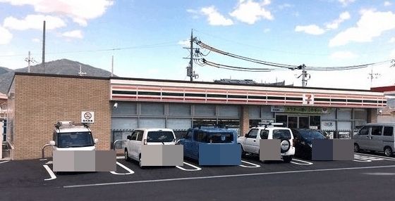 近くのセブンイレブンまで620m(徒歩8分)