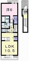 プリティー ブルⅠの間取り画像