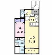 ラ・カーサ・セレーナ Bの間取り画像