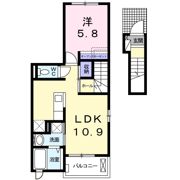 モスアゲートⅡの間取り画像