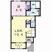 ブライト・サニー大洲河原の間取り画像
