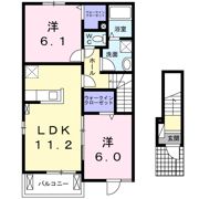 サンシャイン西浦 Bの間取り画像