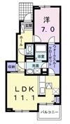 コンフォートK 十壱番館の間取り画像