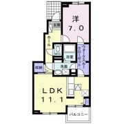 ビバリーヒルズDの間取り画像
