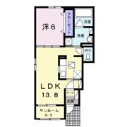 シャイニング 蒼Ⅱの間取り画像