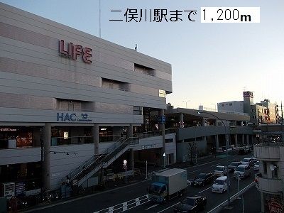 近くの二俣川駅まで1,200m（徒歩15分）