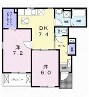 グレイスヒル弐番館の間取り画像