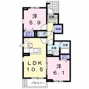 クラール南庄町 Cの間取り画像